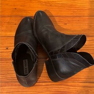 Steve Madden Black Leather Boots